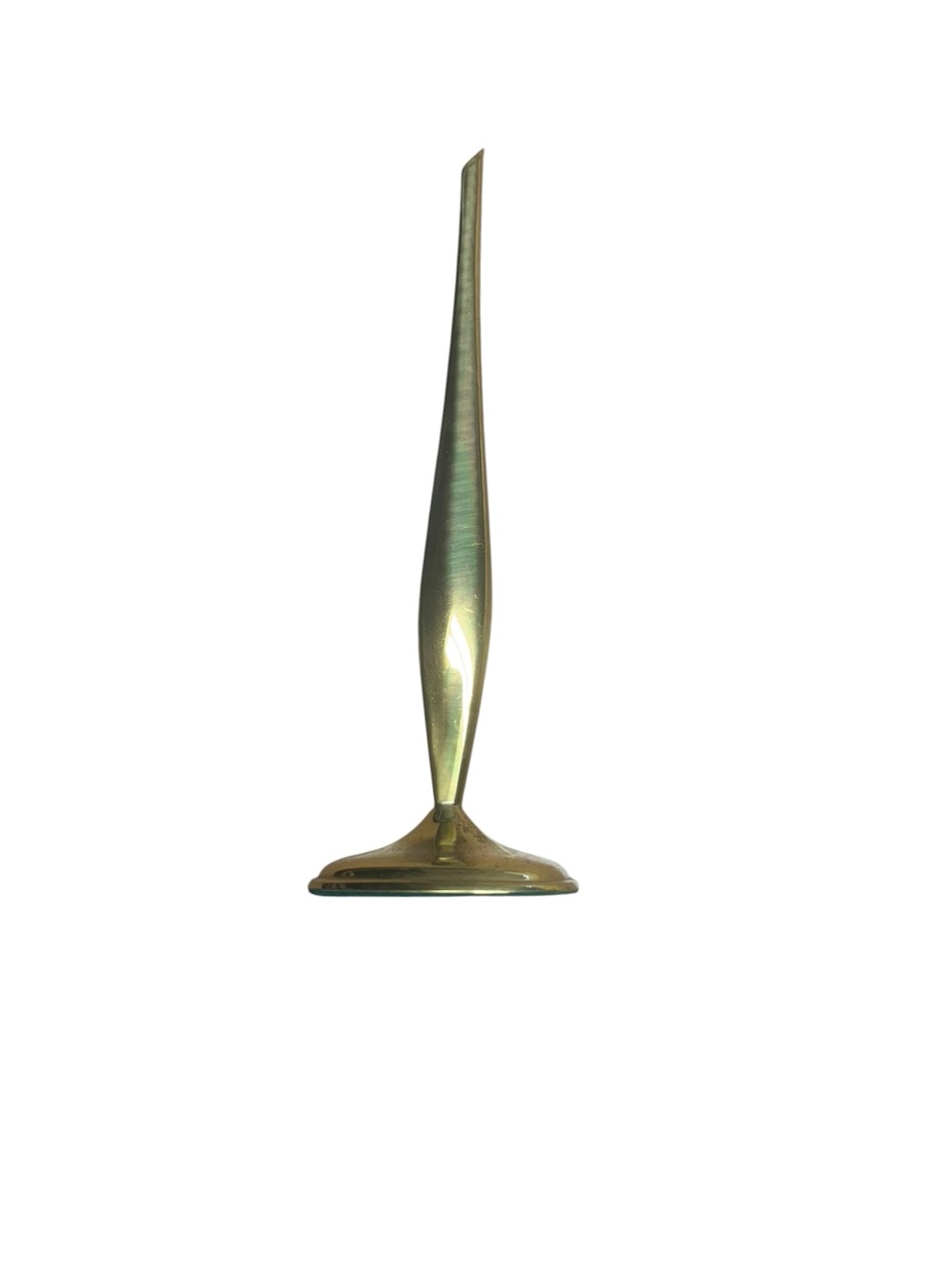 Vintage Small Brass Vase Bud Vase Single Flower Vase